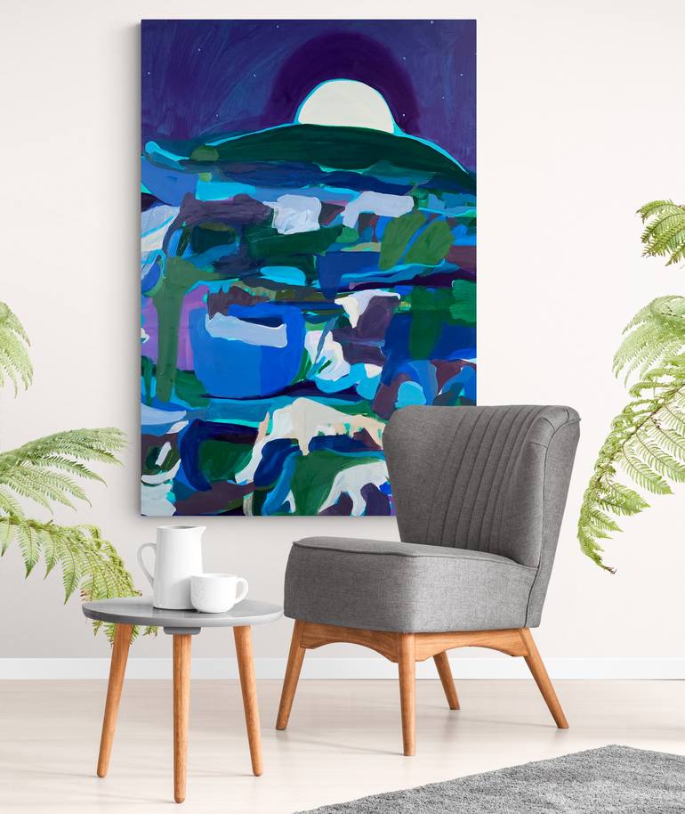 Original Abstract Nature Painting by Stacy Gibboni