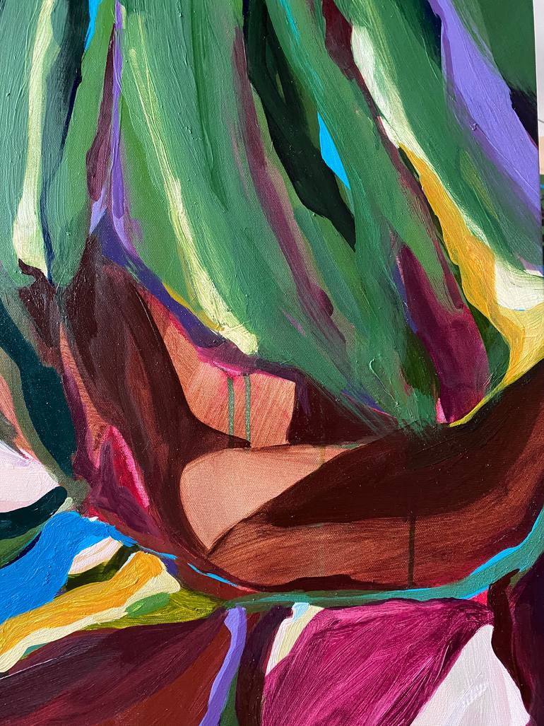 Original Abstract Expressionism Nature Painting by Stacy Gibboni