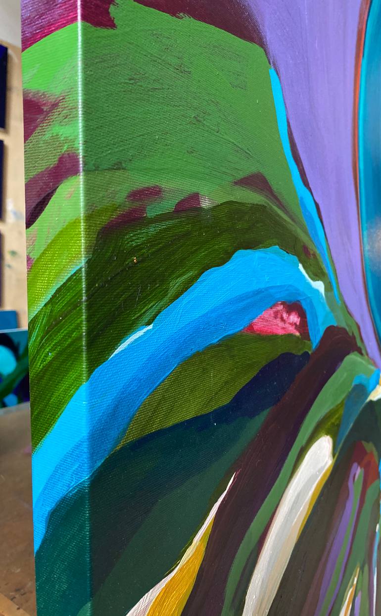Original Abstract Expressionism Nature Painting by Stacy Gibboni