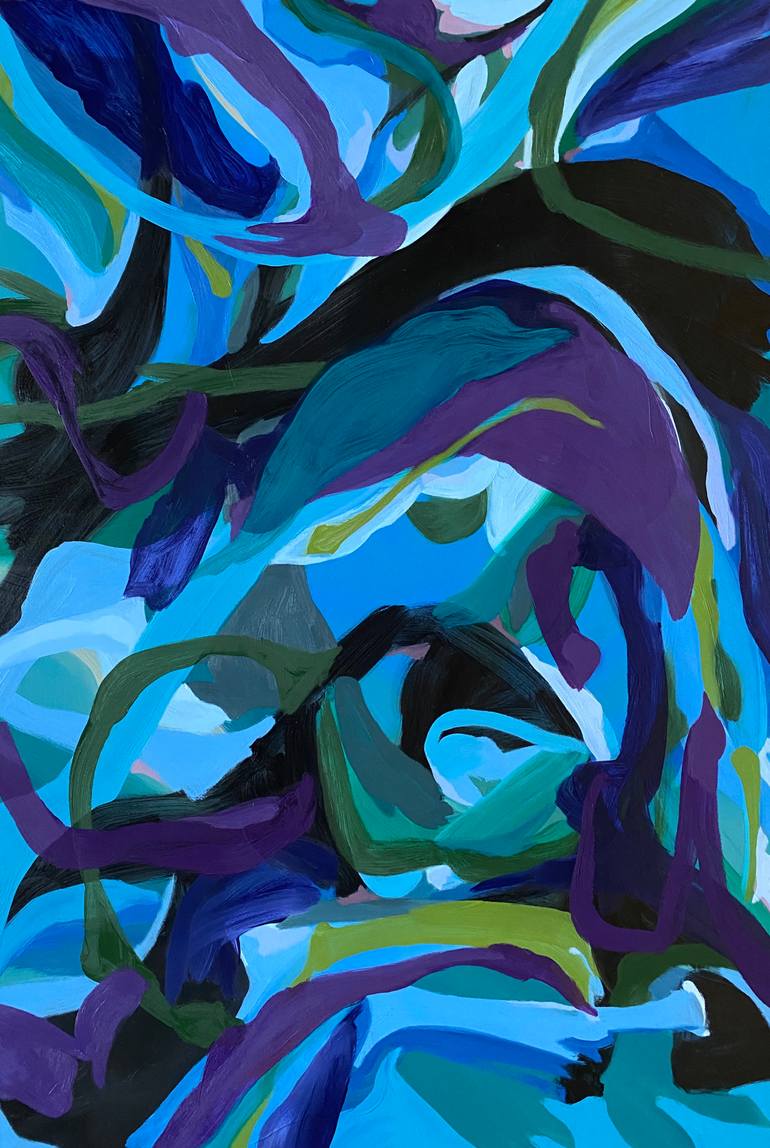 Original Abstract Expressionism Abstract Painting by Stacy Gibboni