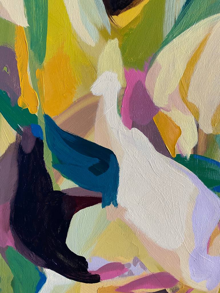 Original Abstract Expressionism Abstract Painting by Stacy Gibboni