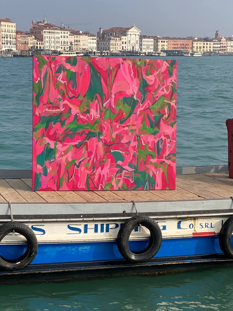 Original Abstract Expressionism Abstract Painting by Stacy Gibboni