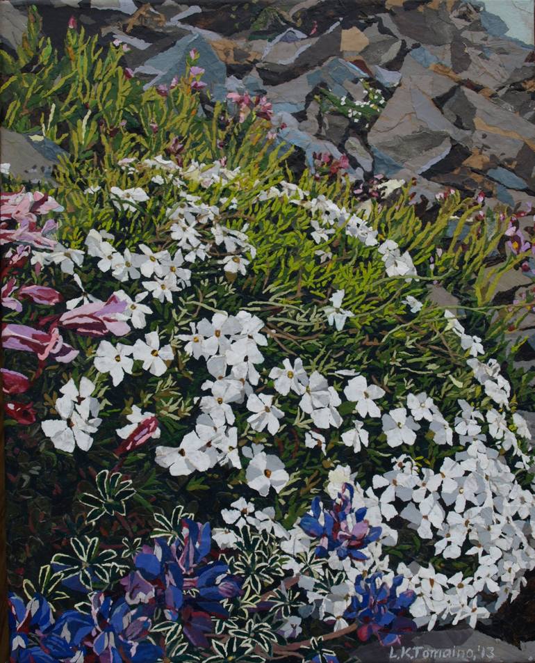 The Last of Mt. Rainier Collage by Leah Tomaino | Saatchi Art