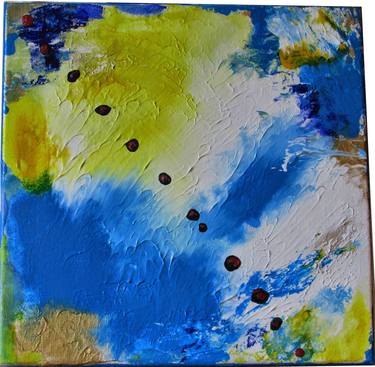 Original Abstract Expressionism Aerial Painting by Paige Mckee