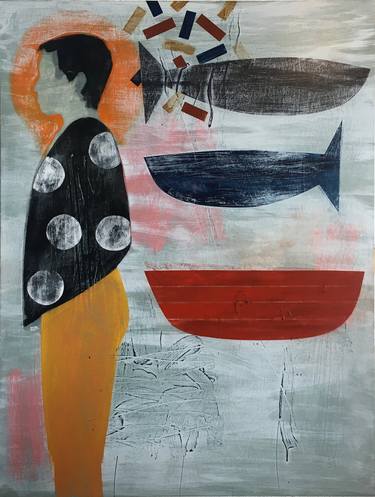 Original Abstract Women Paintings by Martin Webb