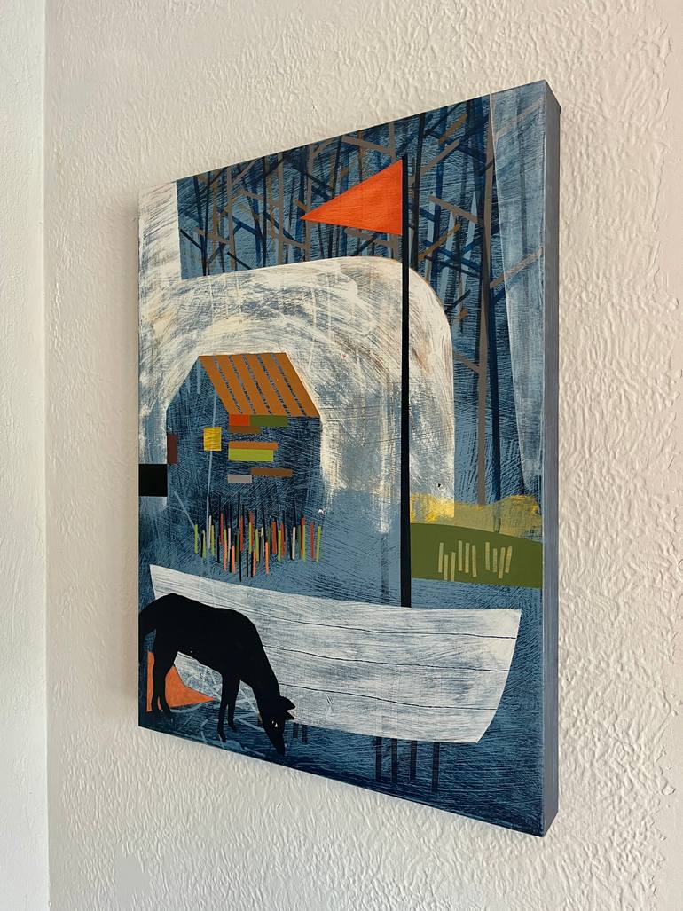 Original Figurative Landscape Painting by Martin Webb