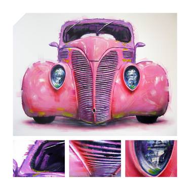 Original Expressionism Car Paintings by Brandon Truscott