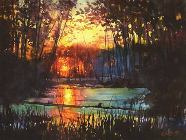 Original Landscape Painting by todd doney