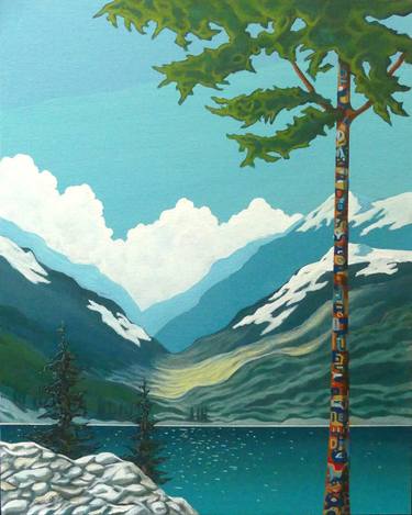 Original Abstract Expressionism Landscape Paintings by John Lyes