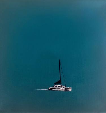 Print of Sailboat Paintings by dimeji onafuwa