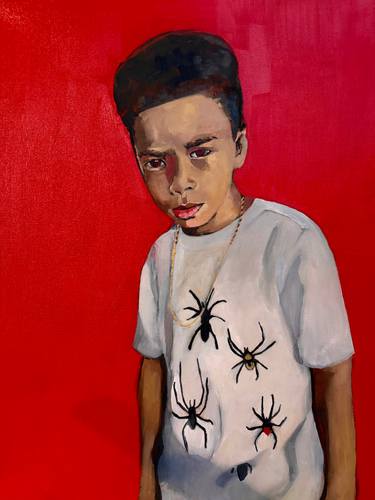 Original Figurative People Painting by Dimeji Onafuwa