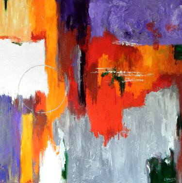 Original Abstract Painting by L Daniels