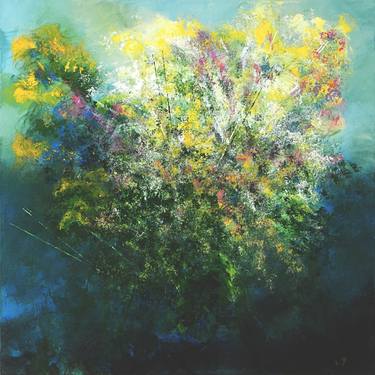 Original Impressionism Floral Paintings by L Daniels