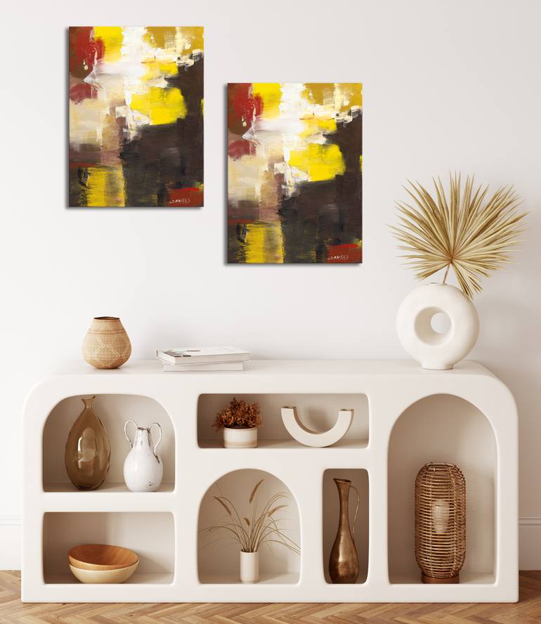 Original Contemporary Abstract Painting by L Daniels