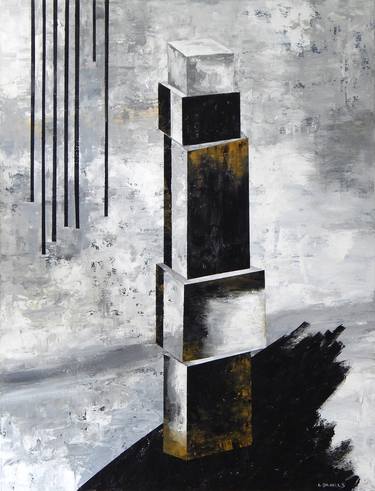 Original Modern Abstract Paintings by L Daniels