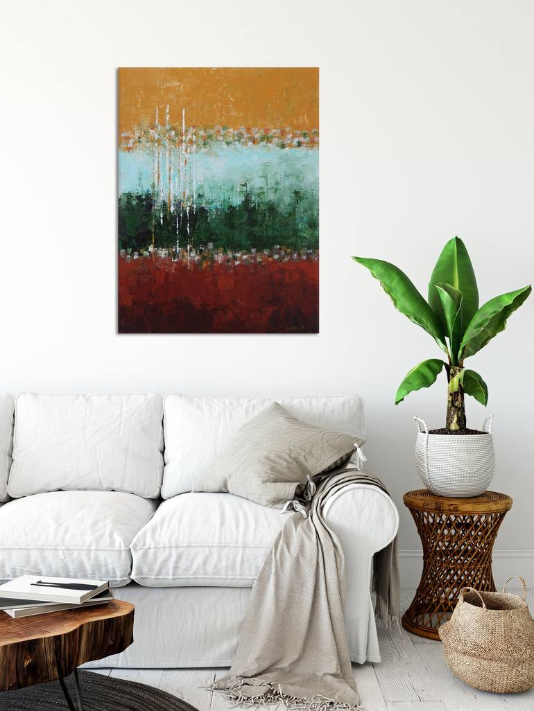 Original Abstract Painting by L Daniels