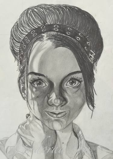 Original Portraiture Portrait Drawing by Rachel Dittmer