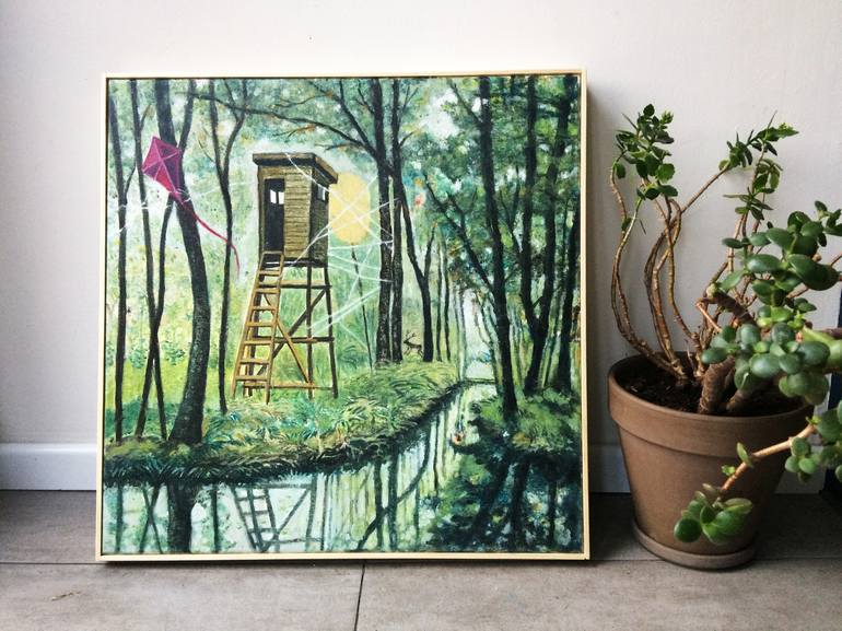 Original Documentary Nature Painting by Lucie Hoffmann