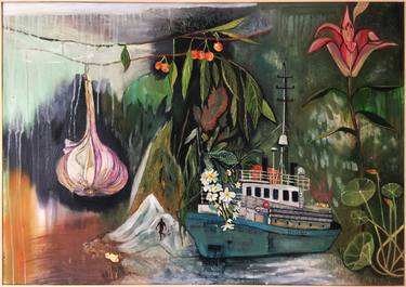 Original Documentary Boat Paintings by Lucie Hoffmann