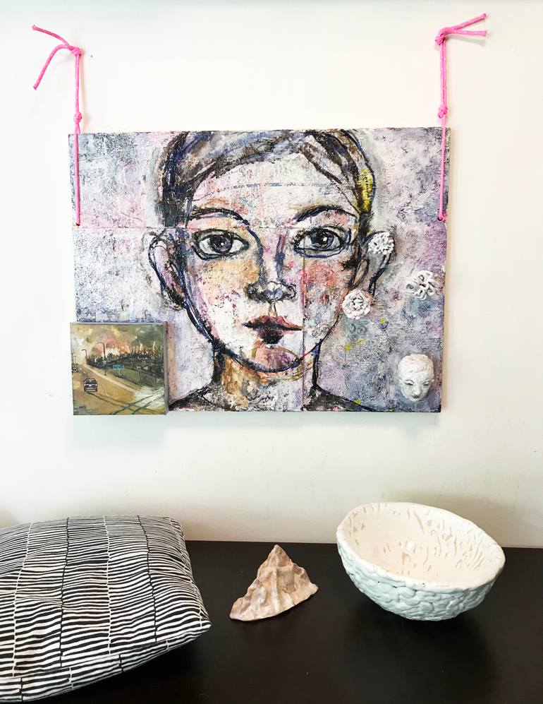 Original Figurative People Painting by Lucie Hoffmann