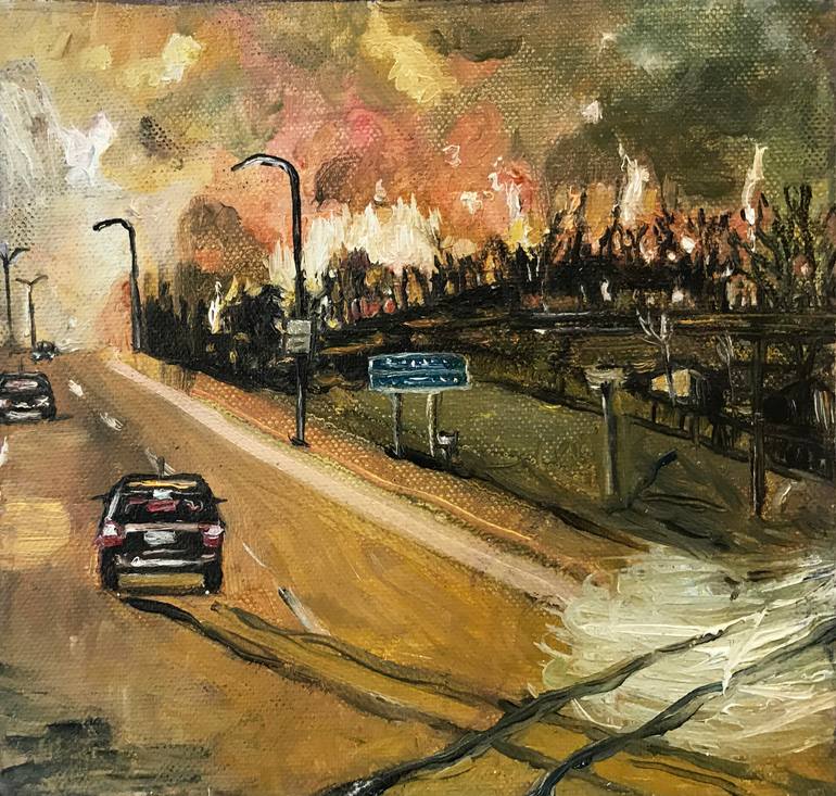 Original Figurative People Painting by Lucie Hoffmann