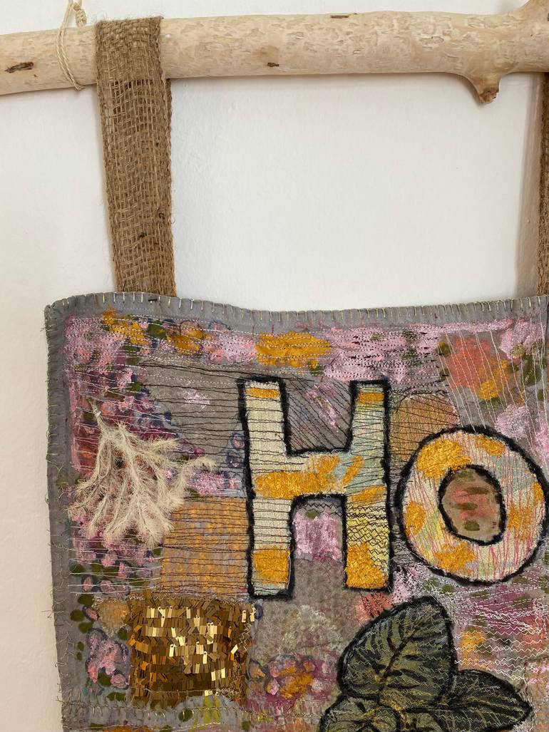 Original Conceptual Language Painting by Lucie Hoffmann