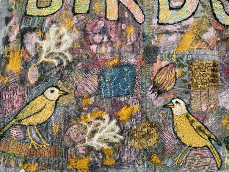 Original Conceptual Language Painting by Lucie Hoffmann