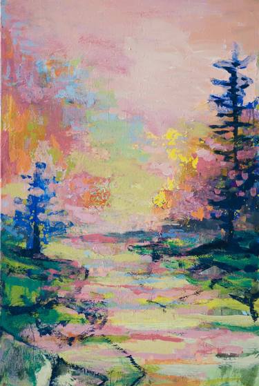 Original Expressionism Landscape Paintings by Kelly Viss