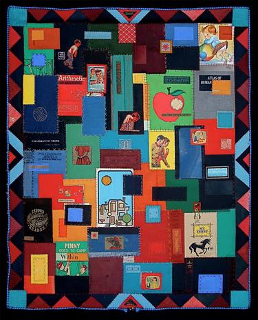 "Principles of Chemistry - Autobiographical Book-Cover Quilt" thumb