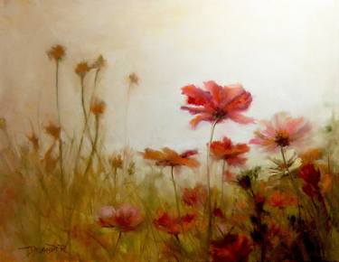 Saatchi Art Artist Diana Delander; Painting, “Autumn Flowers” #art