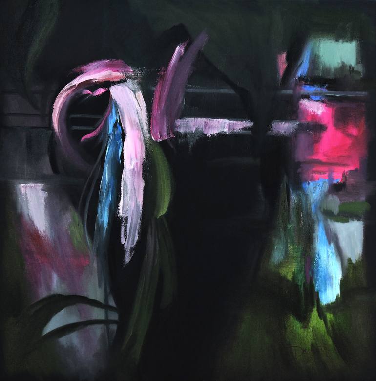 Abstract Mystery Painting by Diana Delander | Saatchi Art
