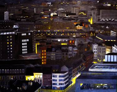 Original Cities Paintings by Adrian Eckersley