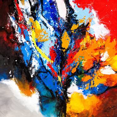 Original Expressionism Abstract Paintings by CR Shelare