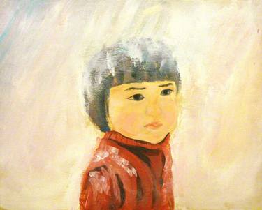 Original Portraiture Kids Paintings by Vivienne Eastwood
