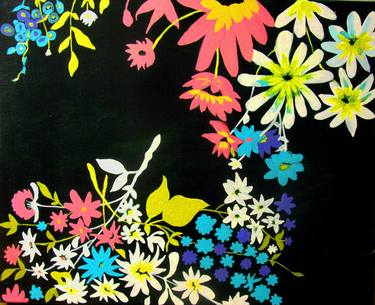 Print of Art Deco Floral Paintings by Vivienne Eastwood