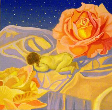 Original Floral Painting by Vivienne Eastwood