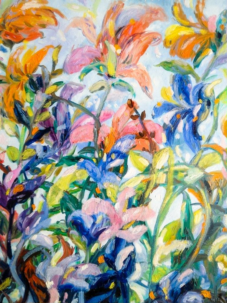 Original Abstract Botanic Painting by Nada Sucur Jovanovic