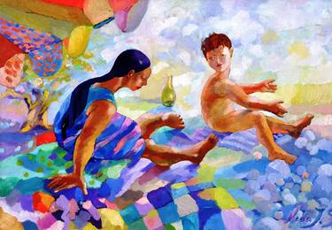 Print of Children Paintings by Nada Sucur Jovanovic