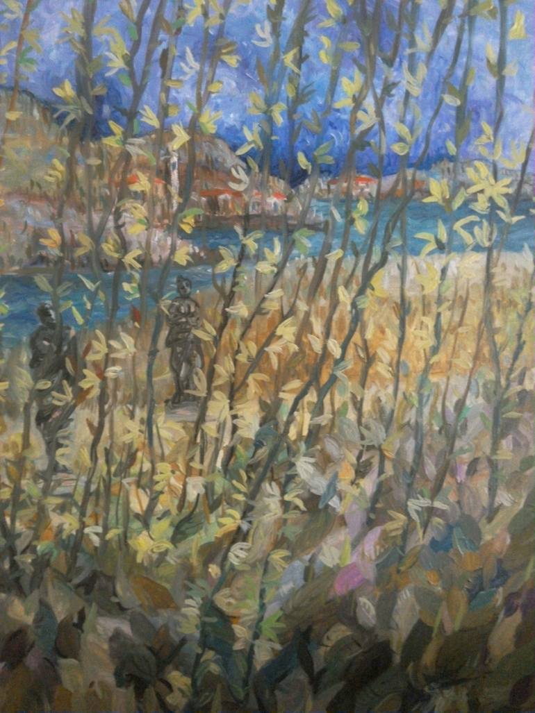 Original Abstract Expressionism Abstract Painting by Nada Sucur Jovanovic