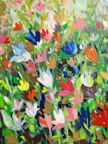Print of Abstract Expressionism Botanic Paintings by Nada Sucur Jovanovic