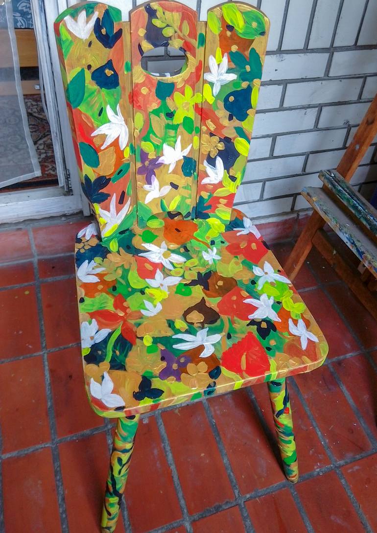 Painted chair - Print