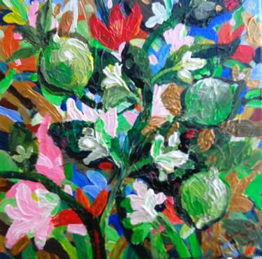 Original Abstract Botanic Paintings by Nada Sucur Jovanovic