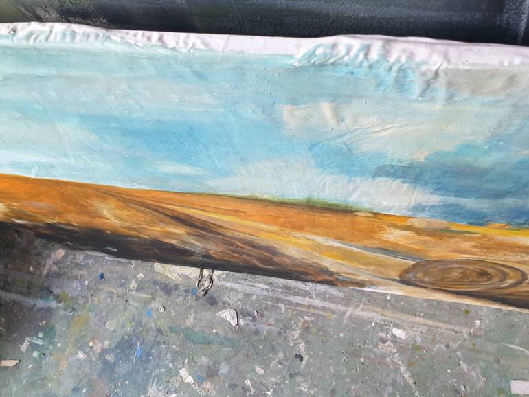 Original Expressionism Architecture Painting by Jaqueline Kastenholz