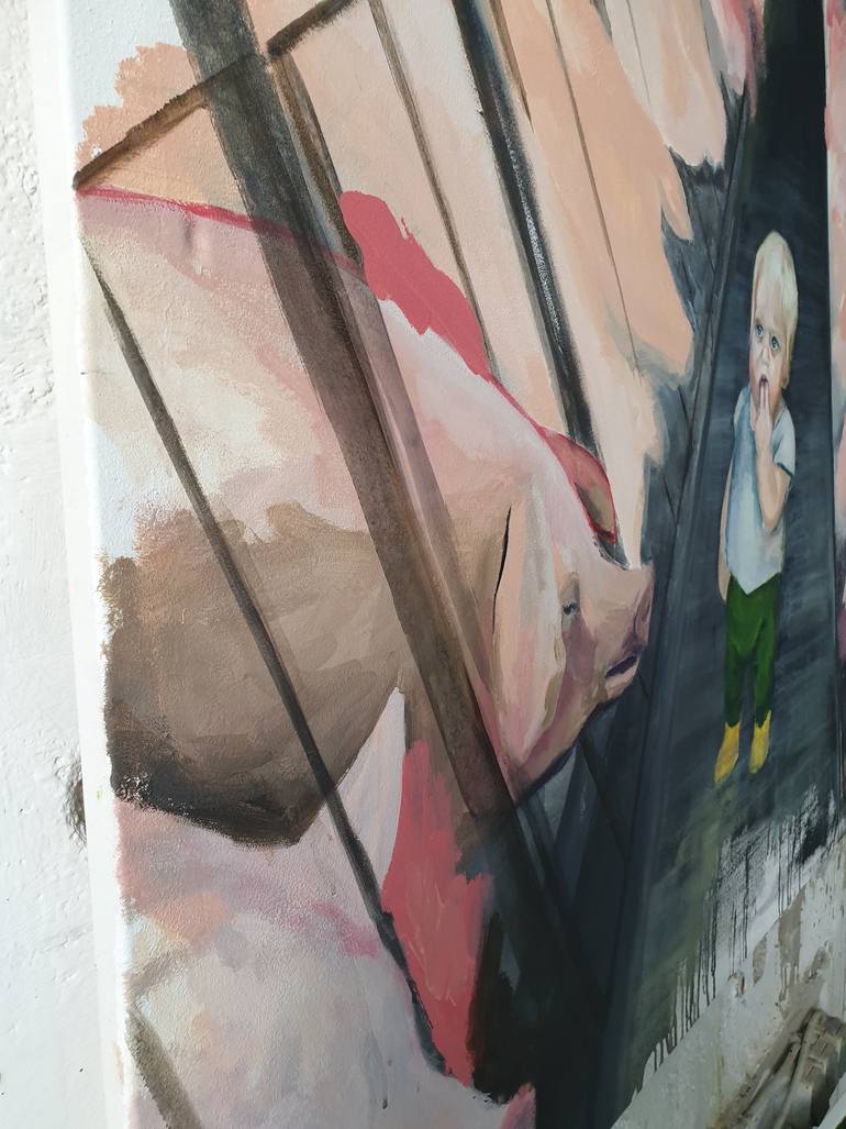 Original Documentary Politics Painting by Jaqueline Kastenholz