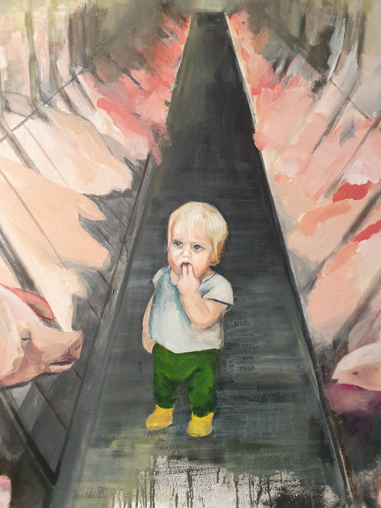 Original Documentary Politics Painting by Jaqueline Kastenholz