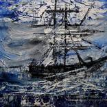 Stormy ship by maka stillwhite