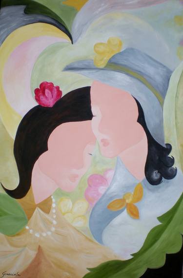 Print of Modern Women Paintings by Graciela Castro