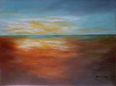 Original Abstract Landscape Paintings by Graciela Castro