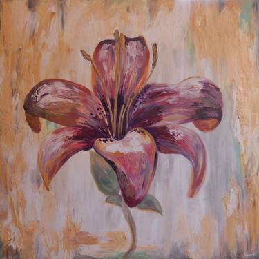 Print of Modern Floral Paintings by Graciela Castro