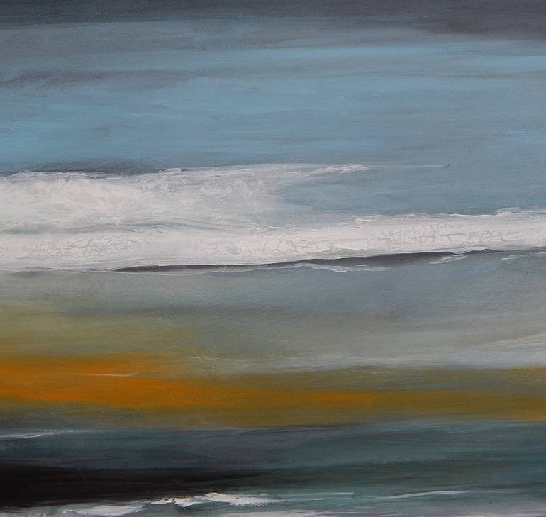 Original Abstract Beach Painting by Graciela Castro